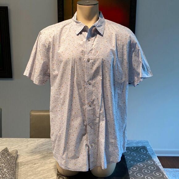 PrAna Extra Large Casual Botton Down Shirt Floral Print - Picture 1 of 8